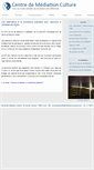 Mobile Screenshot of centredemediationculture.com